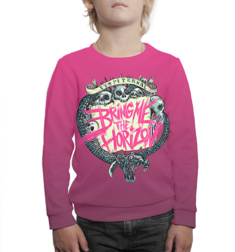 

Свитшоты Print Bar, Белый, Bring Me the Horizon