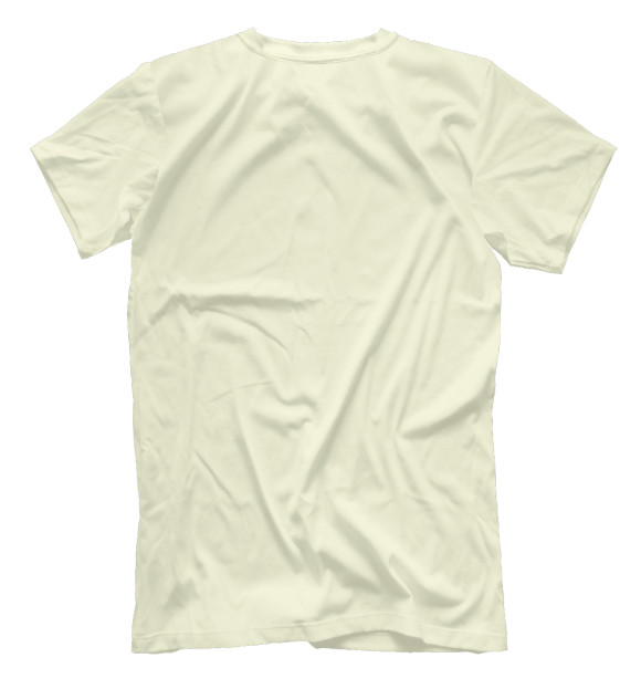 Мужская футболка с изображением Перья бохо цвета Белый