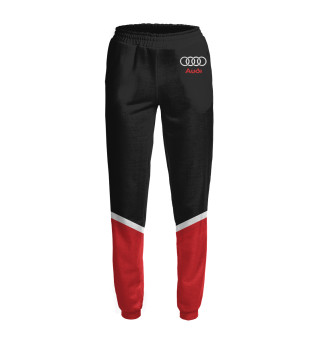 Женские спортивные штаны Audi Black & Red