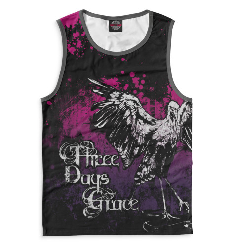 

Майки Print Bar, Белый, Three Days Grace