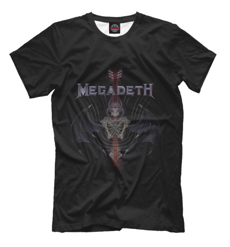 

Футболки Print Bar, Черный, Megadeth