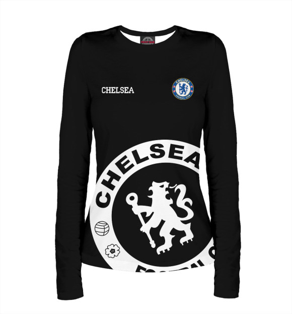 Женский лонгслив с изображением Chelsea цвета Белый