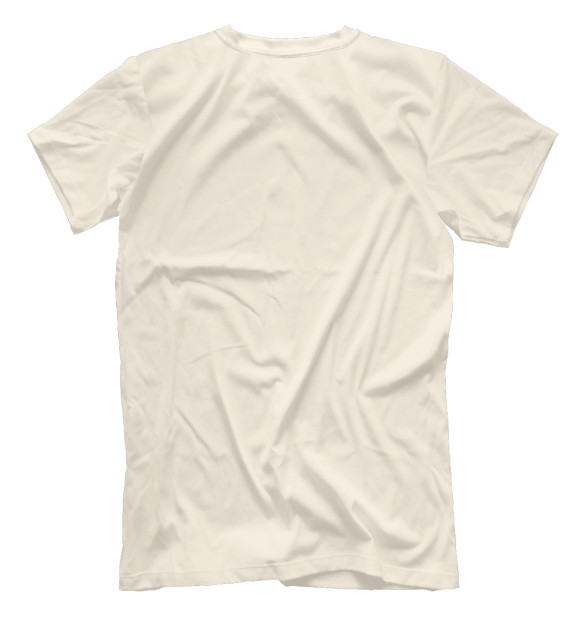 Мужская футболка с изображением Довольный монах Шаолиня цвета Белый
