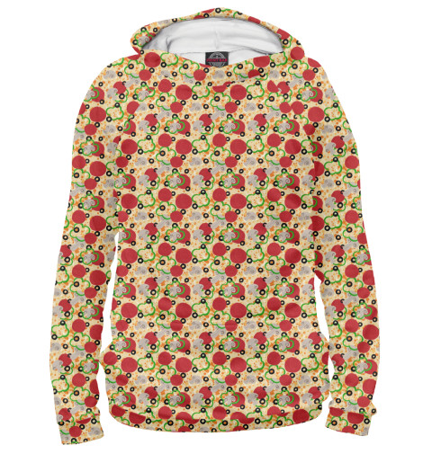 

Худи Print Bar, Белый, Pizza supreme