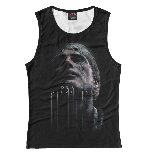 Майка для девочки с изображением Death Stranding Kojima Productions цвета Белый