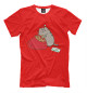 Футболка для мальчиков Pusheen Santa