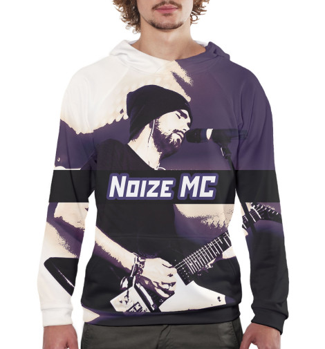 

Худи Print Bar, Белый, Noize MC