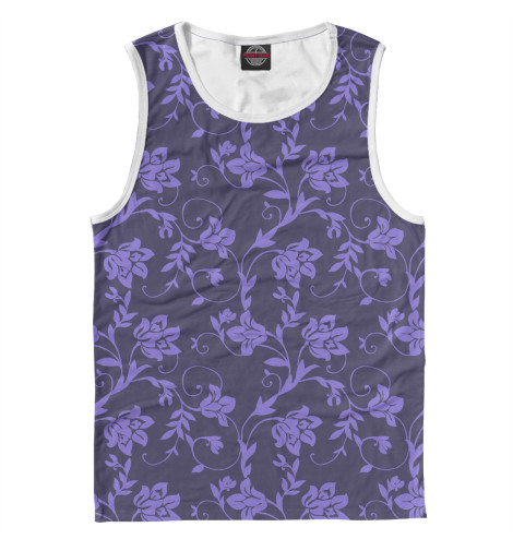 

Майки Print Bar, Белый, Floral (Purple)