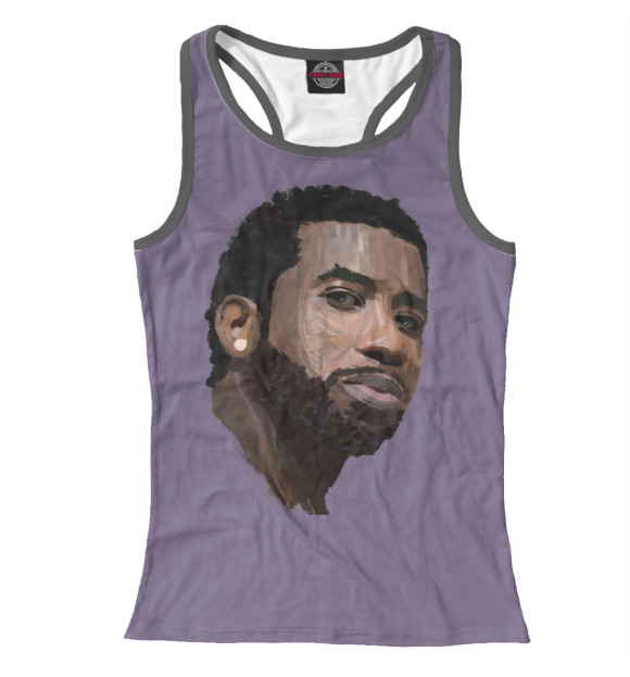 Женская майка-борцовка с изображением Mane. Radric Delantic Davis цвета Белый