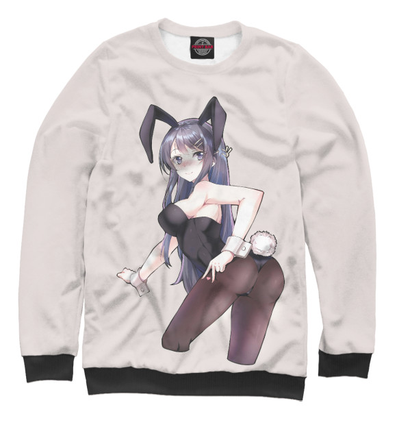 Свитшот для мальчиков с изображением Bunny Girl цвета Белый