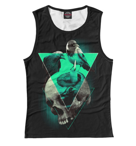 

Майки Print Bar, Белый, Череп колдуна