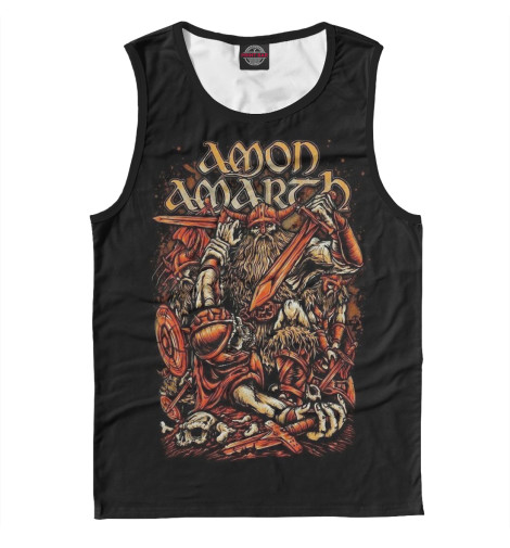 Майки Print Bar, Белый, Amon Amarth
