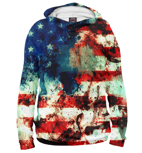 

Худи Print Bar, Белый, Америка