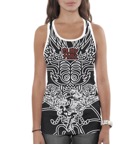 

Майки борцовки Print Bar, Белый, Muay Thai