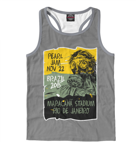 

Майки борцовки Print Bar, Белый, Pearl Jam