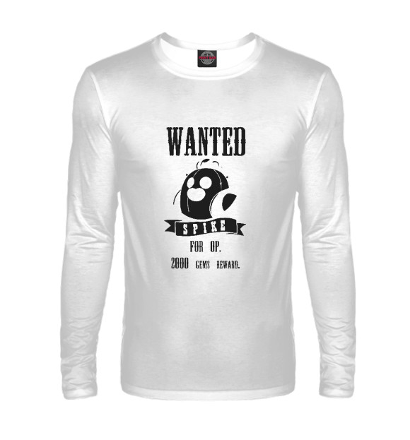 Мужской лонгслив с изображением Brawl Stars цвета Белый