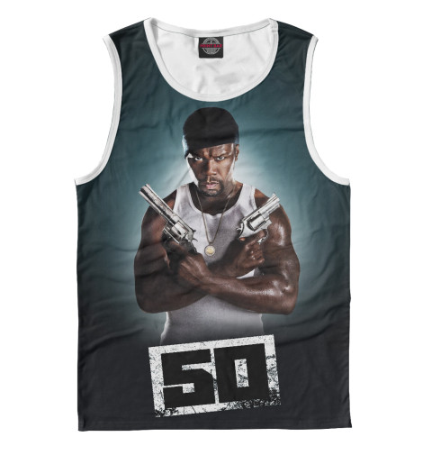 

Майки Print Bar, Белый, 50 Cent