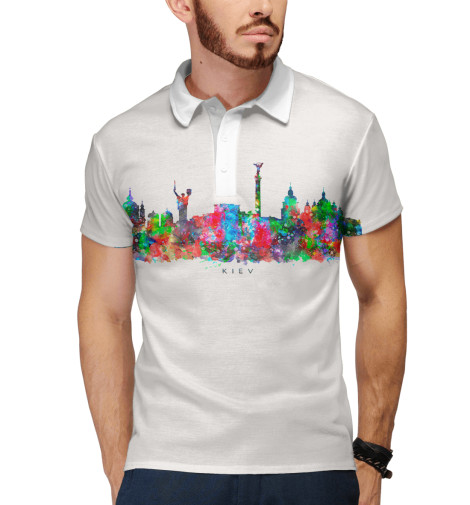 

Поло Print Bar, Белый, Киев