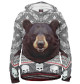 Худи для девочки Медведь в свитере