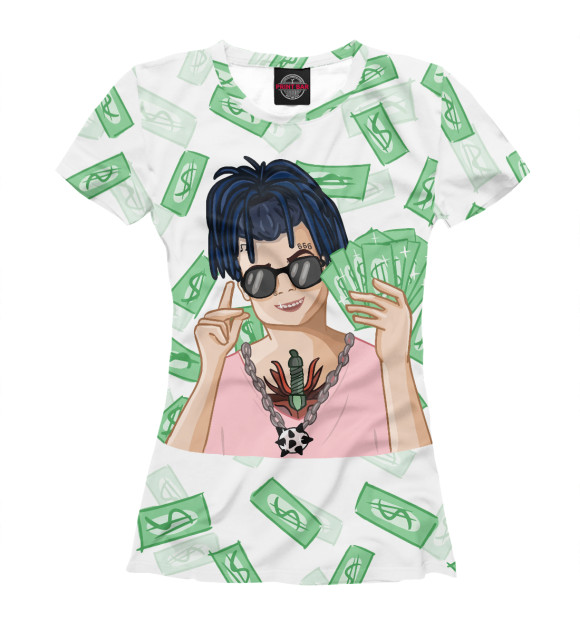 Женская футболка с изображением MORGENSHTERN - Вот Так цвета Белый