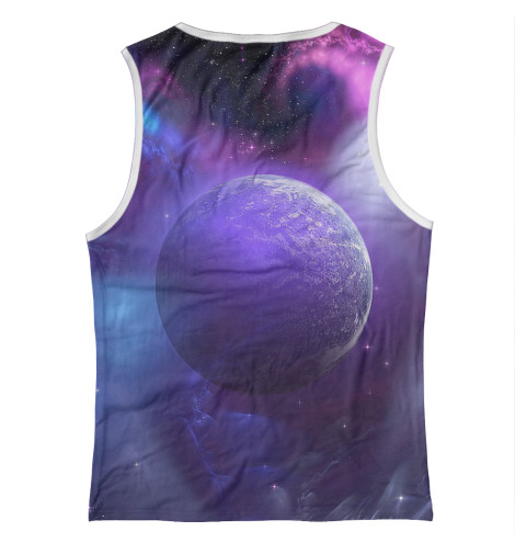 

Майки Print Bar, Белый, Планета в облаках