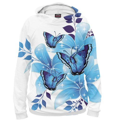 

Худи Print Bar, Белый, Бабочка