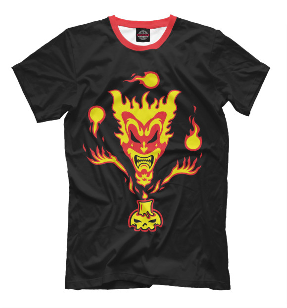 Футболка для мальчиков с изображением Insane Clown Posse цвета Черный