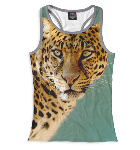 

Майки борцовки Print Bar, Белый, Леопард