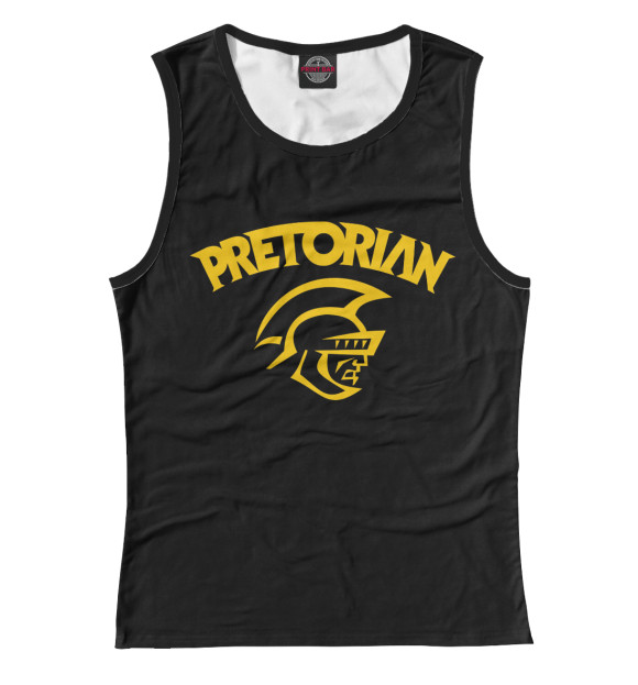 Майка для девочки с изображением Pretorian цвета Белый