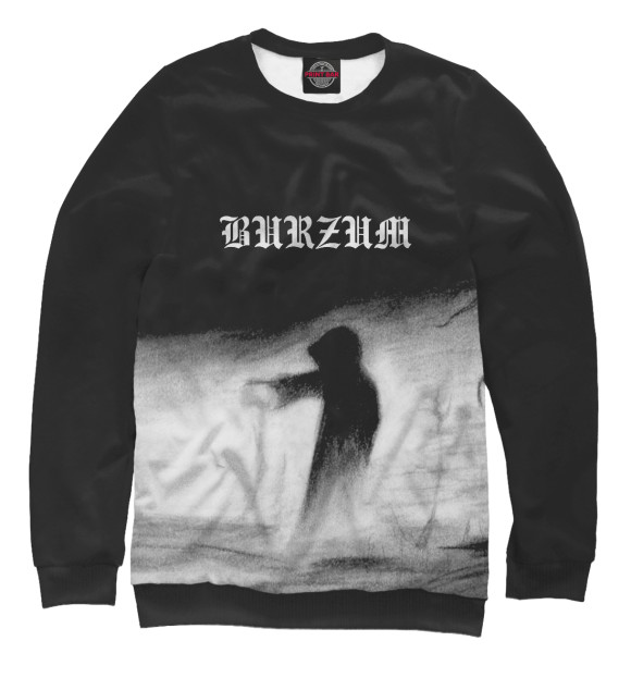 Свитшот для девочек с изображением Burzum цвета Белый