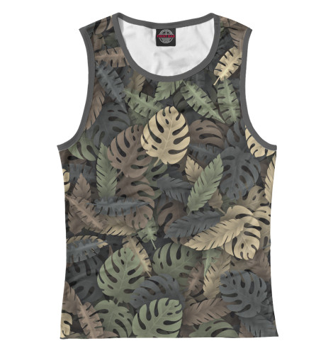 

Майки Print Bar, Белый, Тропический камуфляж