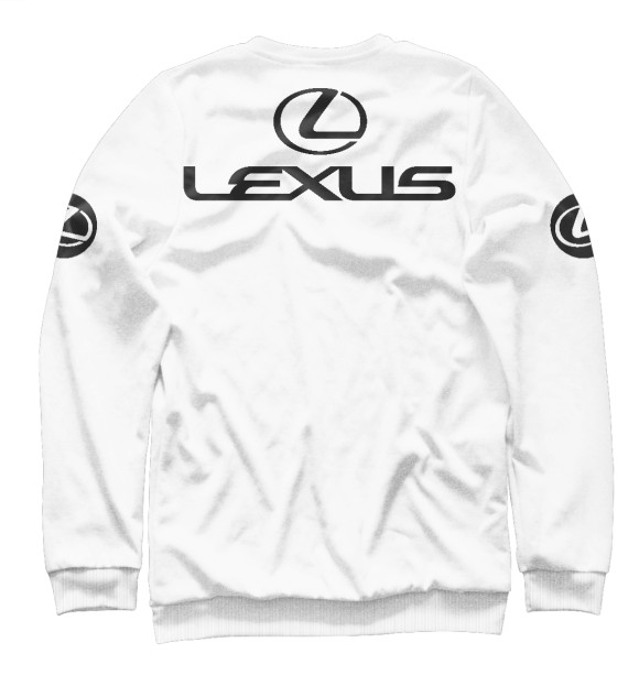 Свитшот для девочек с изображением Lexus цвета Белый