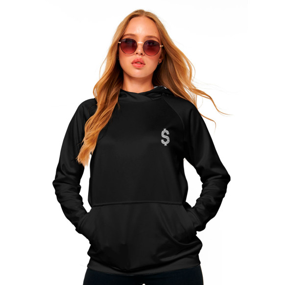 Женское худи с изображением Plan: tuda suda tam siam millioner цвета Белый