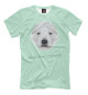 Футболка для мальчиков White shepherd puppy