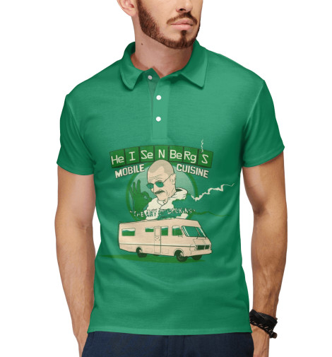 

Поло Print Bar, Белый, Breaking bad