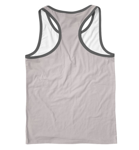 

Майки борцовки Print Bar, Белый, Бурый медведь