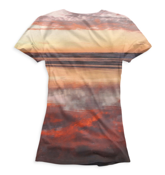 Женская футболка с изображением Титаник цвета Белый