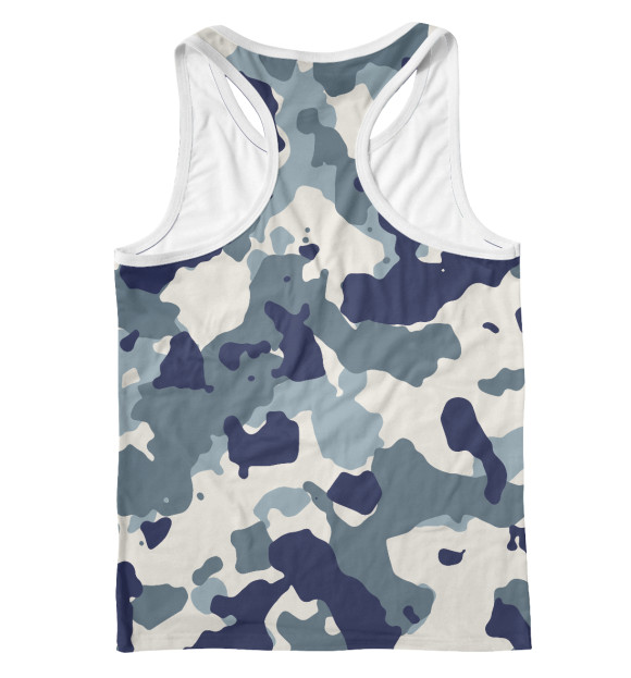 Мужская майка-борцовка с изображением Volvo цвета Белый