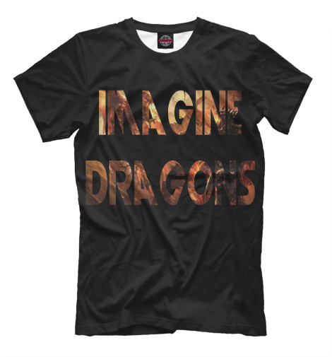 

Футболки Print Bar, Черный, Imagine Dragons
