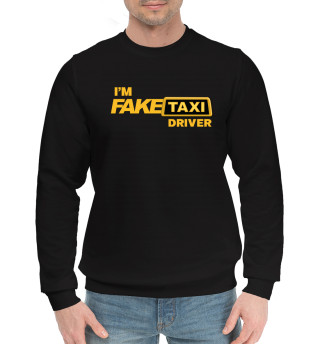 Мужской хлопковый свитшот Fake taxi