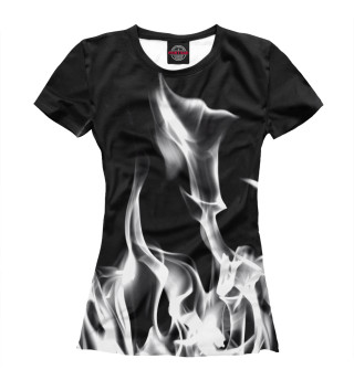 Женская футболка Дым