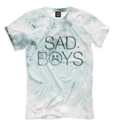 

Футболки Print Bar, Молочно-белый, Sad Boys