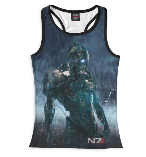 

Майки борцовки Print Bar, Белый, Mass Effect