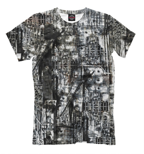 

Футболки Print Bar, Серый, Трубы