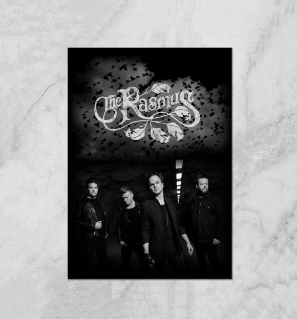 Плакат с изображением The Rasmus цвета Белый