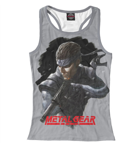 

Майки борцовки Print Bar, Белый, Metal Gear