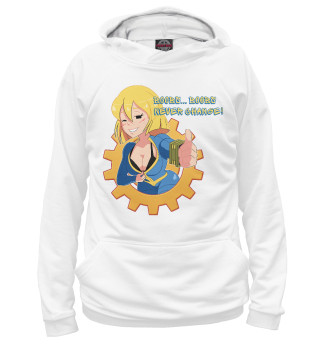 Мужское худи Fallout - Boobs never change