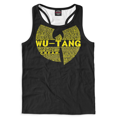 

Майки борцовки Print Bar, Белый, Wu-Tang Clan