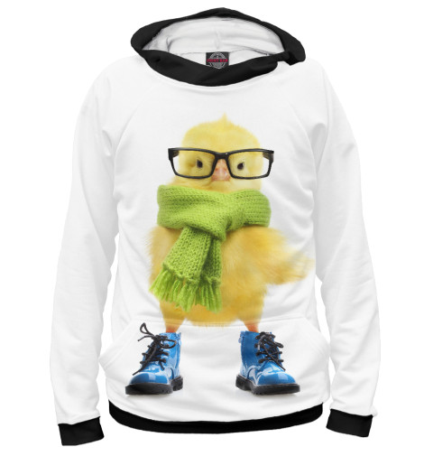 

Худи Print Bar, Белый, Хипстер