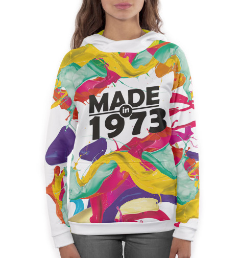 

Худи Print Bar, Белый, Made in 1973